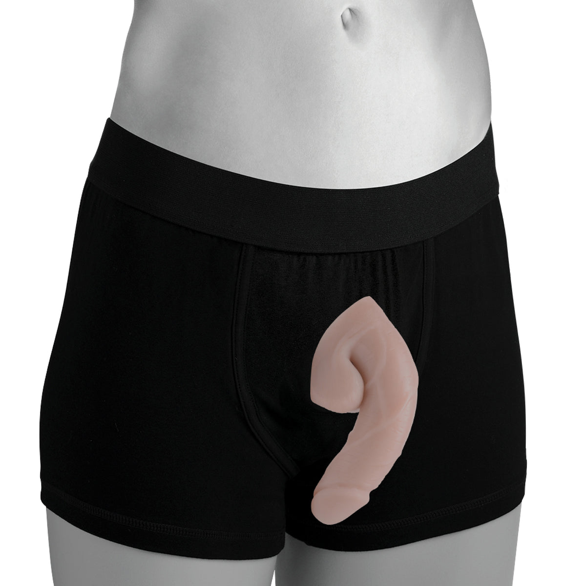 Large Bulge Soft Packer Dildo 7 Inch Light Skin Tone Beige > Gender > Packers
