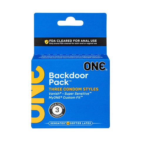One Backdoor 3 Count Condoms Default Title > Essentials > Condoms