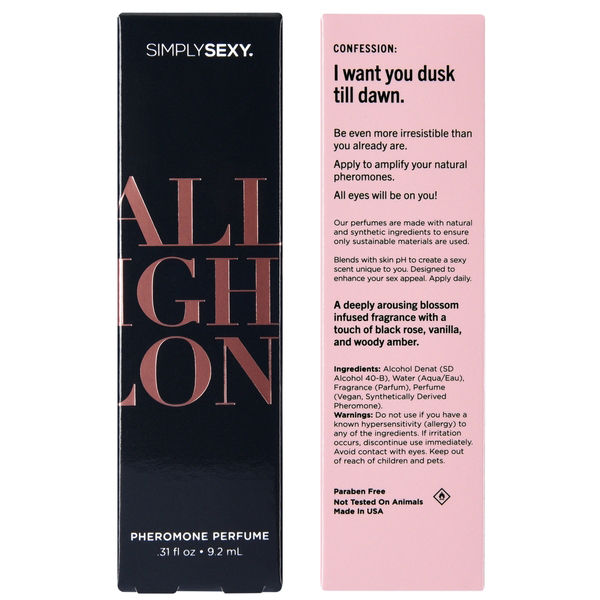 Simply Sexy All Night Long Pheromone Perfume Oil Roll On Perfume Spray