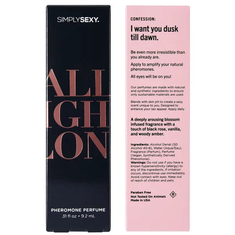 Simply Sexy All Night Long – Pheromone Perfume 9.2ml Default Title > Essentials > Aphrodisiacs
