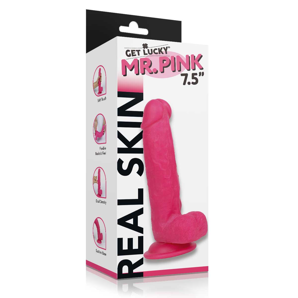 Mr. Pink 7.5 Inch Dual Density Sliding-Skin Dildo – Lifelike Dildo > Realistic Dildos and Vibes > Realistic Dildos