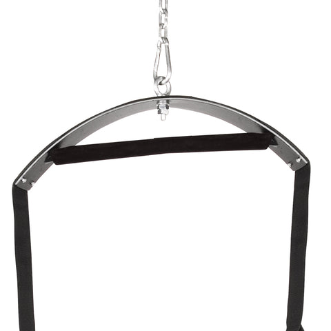 Lux Fetish Fantasy Swing Adjustable Black Bedroom Restraint for Couples SWINGS