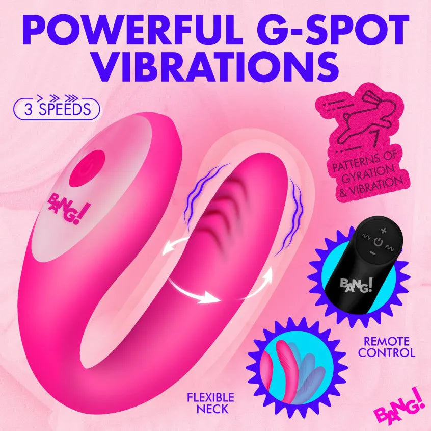 BG Gyrating G-Spot Vibrator – Remote-Controlled Silicone Vibrator > Vibrators > G-Spot