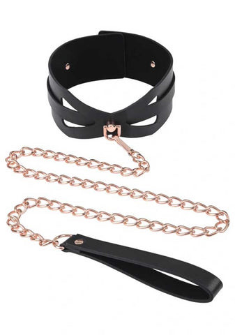 Sex and Mischief Brat Collar and Leash Black Restraint > Bondage Gear > Collars