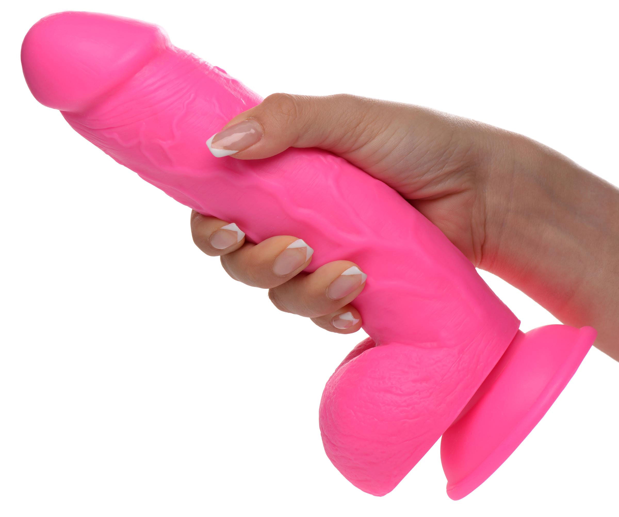 Pop Pecker 8.25 Inch Realistic Dildo With Suction Base Light Dongs Realistic