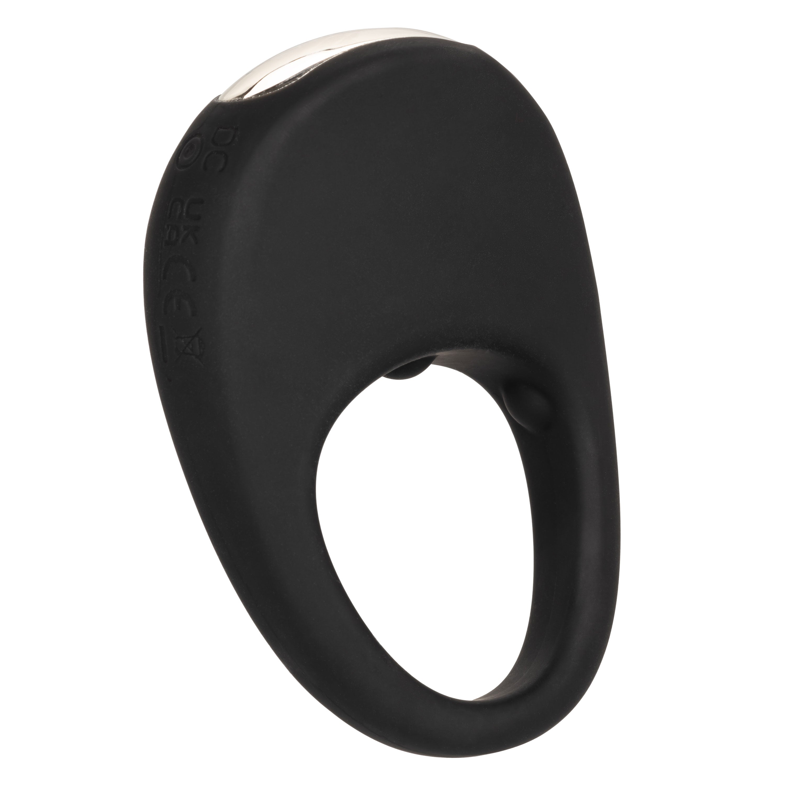 CalExotics Silicone Pleasure Ring Black with 12 Intense Vibration Functions Waterproof > Cock Ring > Vibrating