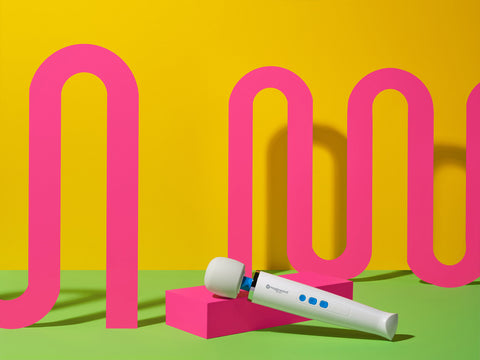 Magic Wand Mini White Rechargeable Wireless Clitoral Massager Electric Massager