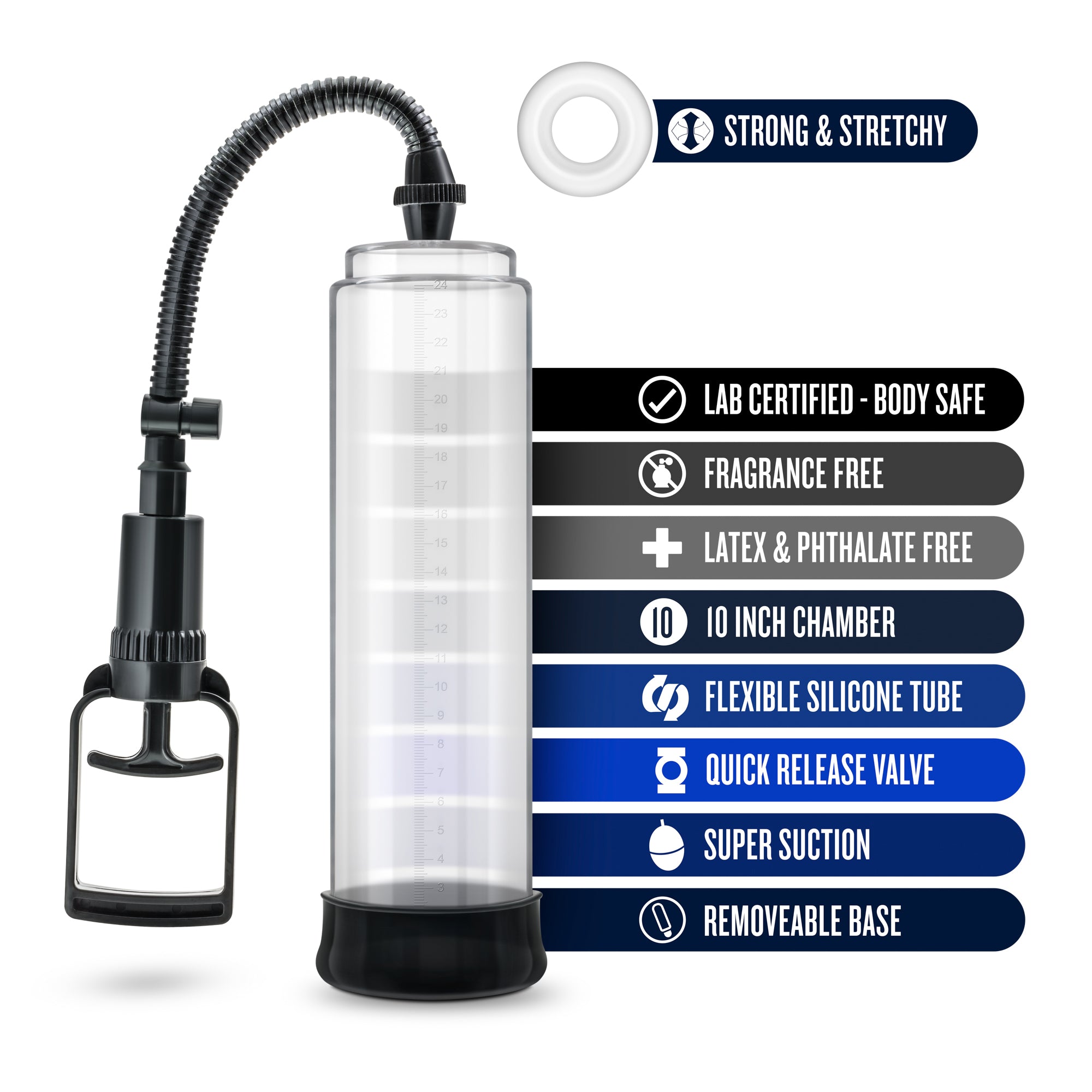 VX5 Performance Clear Male Enhancement Pump for Stronger Erections PUMPS