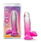 B Yours Sugar Magnolia 7in Dildo Fuchsia with Suction Base > Dildos > Realistic Dildos