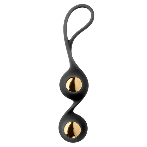 Duo Kegel Balls Black Silicone Pelvic Floor Exerciser Kit > Sex Toys For Ladies > Kegel Exercise