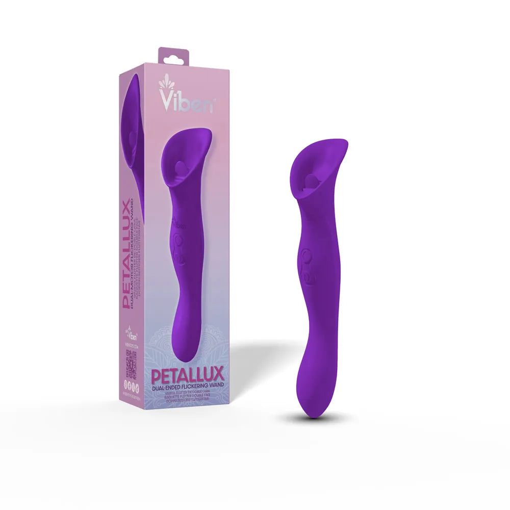 Petallux (Purple) – Dual-Ended Clitoral Stimulator > Sex Toys For Ladies > Clitoral Vibrators and Stimulators