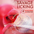 Lusty Licker Kissing Tongue – Dual Speed Eight Pattern Vibrator