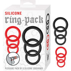 Silicone Ring Pack Set of Six Stretchy Rings in Multiple Sizes - Silicone Rings Multi > Cock Ring > Sets