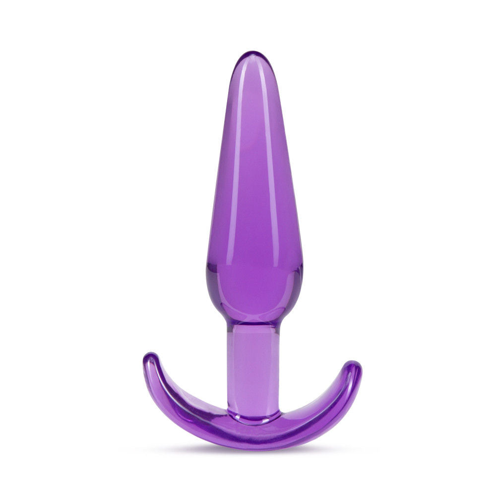 B Yours Slim Anal Plug Purple Soft Flexible Adult Toy Purple Butt Plugs