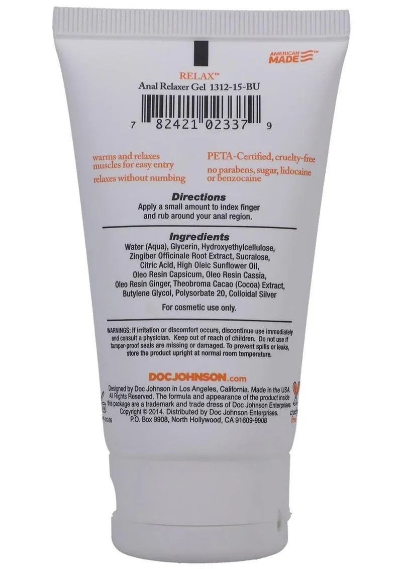 Relax Anal Relaxer – Water-Based 2 Oz Anal Relaxer > Lube > Anal
