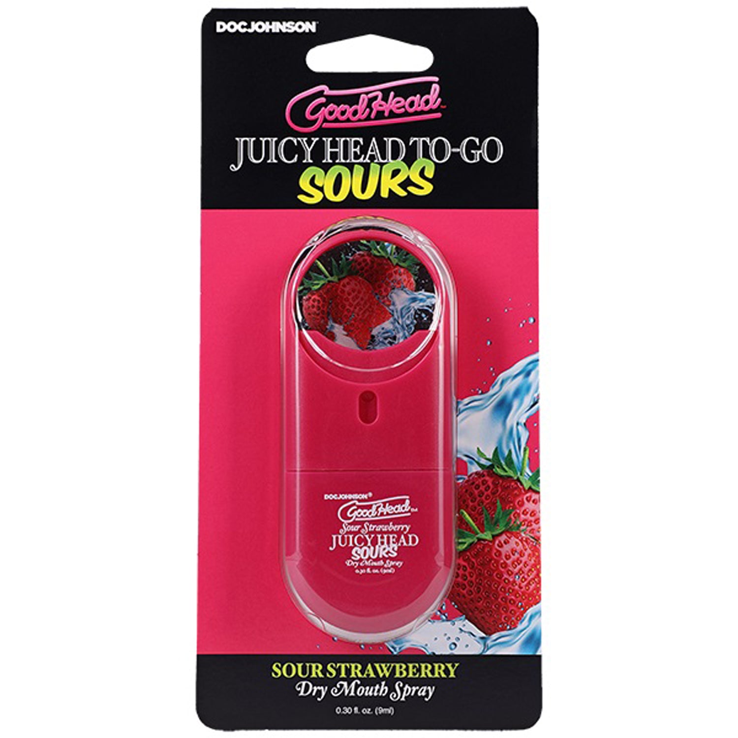 Goodhead Juicy Head Sour Strawberry Dry Mouth Spray 0.3 Oz Default Title Oral Gels & Sprays