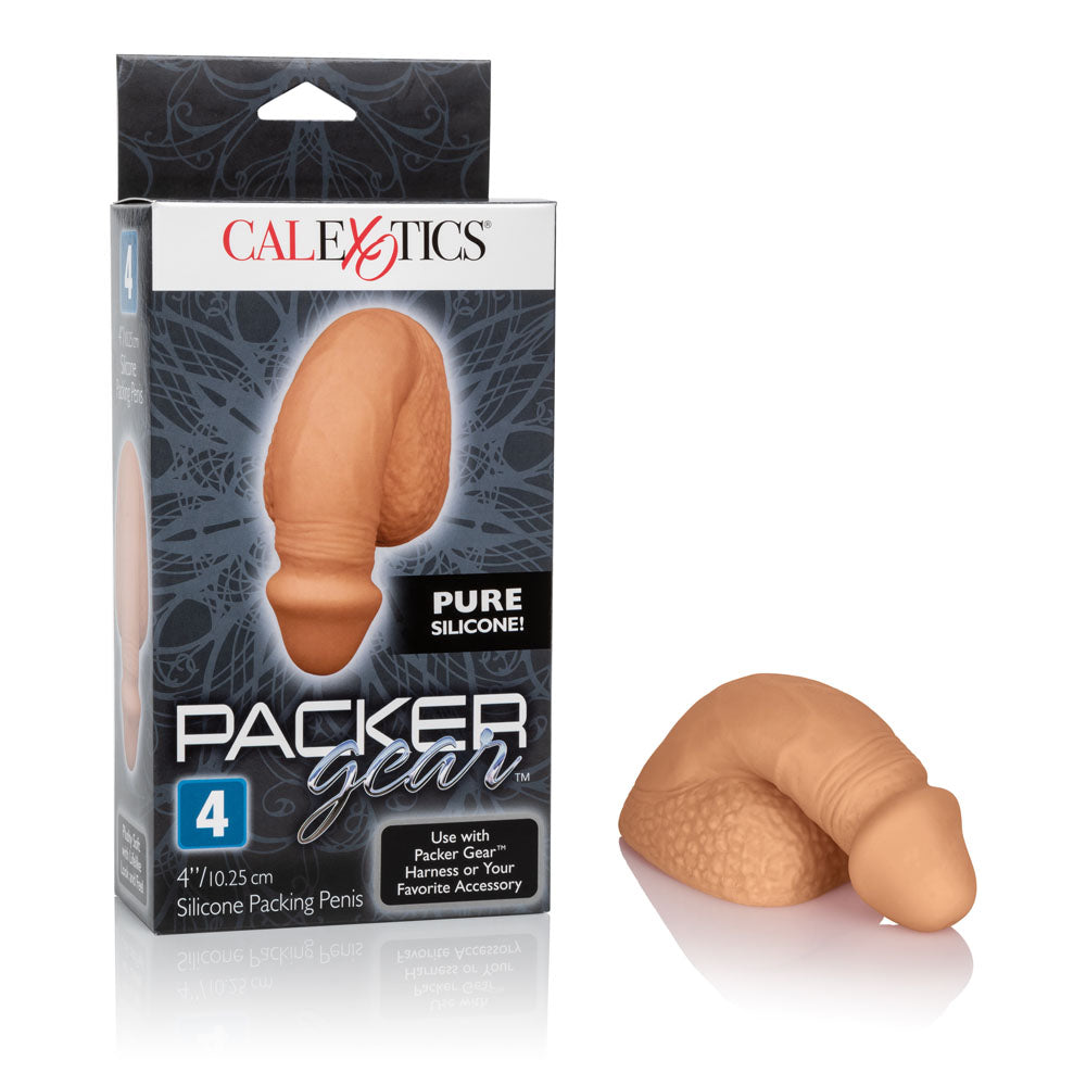 Packer Gear 4 Inch Silicone Packing Penis Tan for Secure Fit Tan Packers