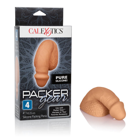 Packer Gear 4 Inch Silicone Packing Penis Tan for Secure Fit Tan Packers
