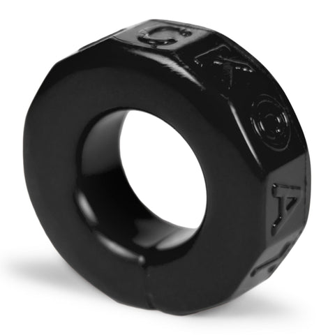 Sprocket Cockring Black with 2.2cm Inner Diameter for Enhanced Pleasure Cockrings
