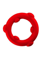 Oxballs Spinner – Mega-Stretch Silicone Cock Ring Red > Cock Ring > Single