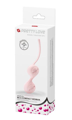 Pretty Love Silicone Kegel Balls for Pelvic Tightening Pink > Sex Toys For Ladies > Kegel Exercise