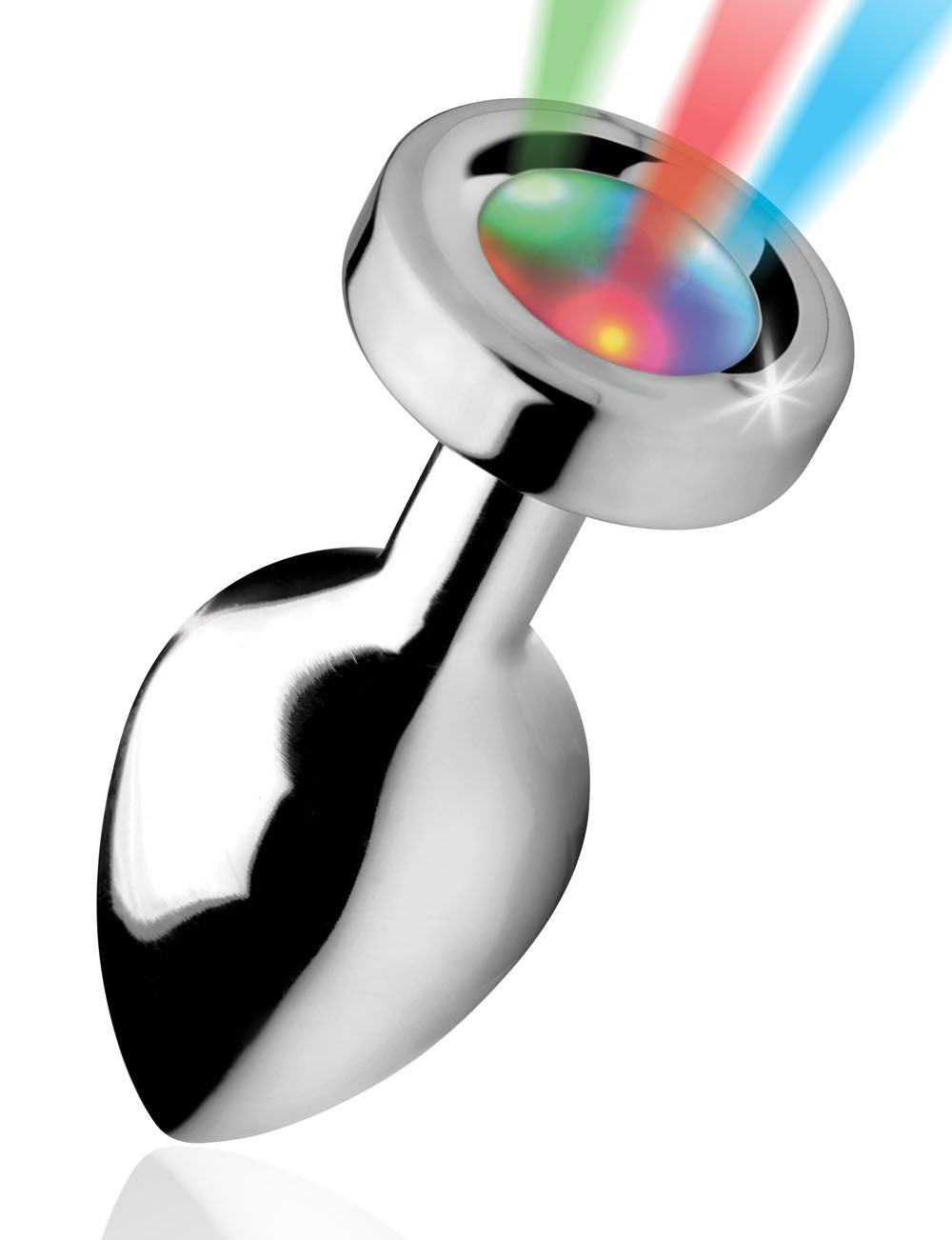 Light Up Large Anal Plug – Weighted 3 LED Light Patterns Anal Plug > Anal Range > Butt Plugs