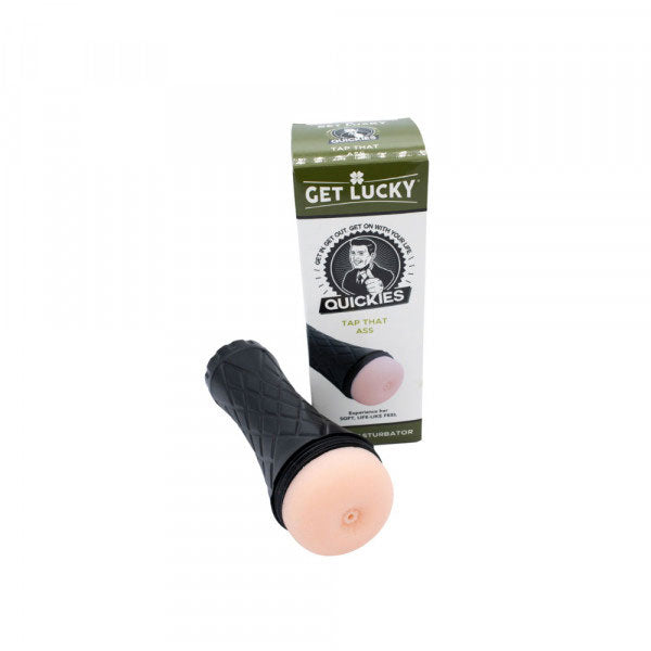 Quickies Tap That Ass – Ultra-Soft Realistic Masturbator with Adjustable Suction Beige > Sex Toys For Men > Masturbators > Manual