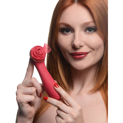 Bloomgasm Passion Petals Rechargeable Suction Rose Vibrator Suction Stimulator