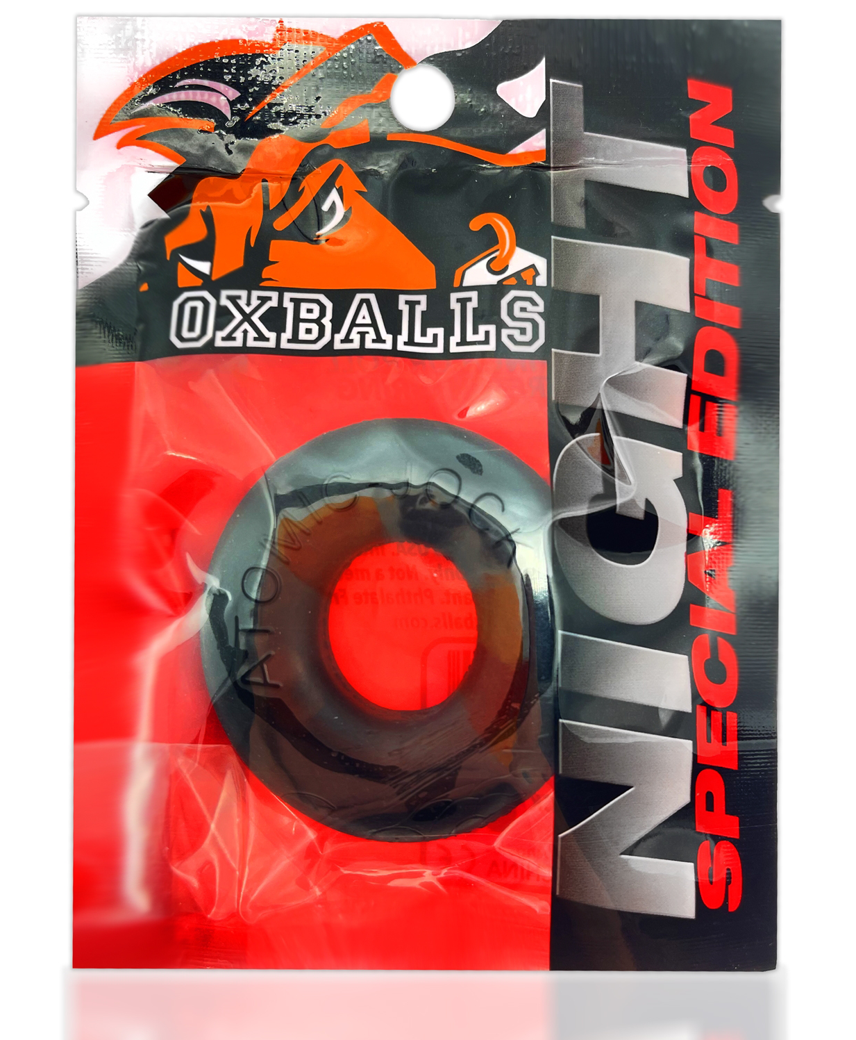 Donut 2 Cockring Large Night 5x Stretch Silicone COCK RINGS