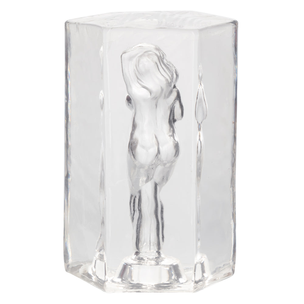 Girls Girls Girls™ Olivia Transparent Handheld Masturbator with Closed-End Suction, Soft and Stretchy Design > Sex Toys For Men > Masturbators > Manual