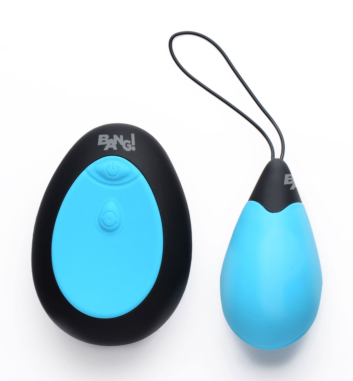 Bang 10x (Blue) – Remote-Controlled Silicone Vibrating Egg Blue > Sex Toys For Ladies > Vibrating Eggs