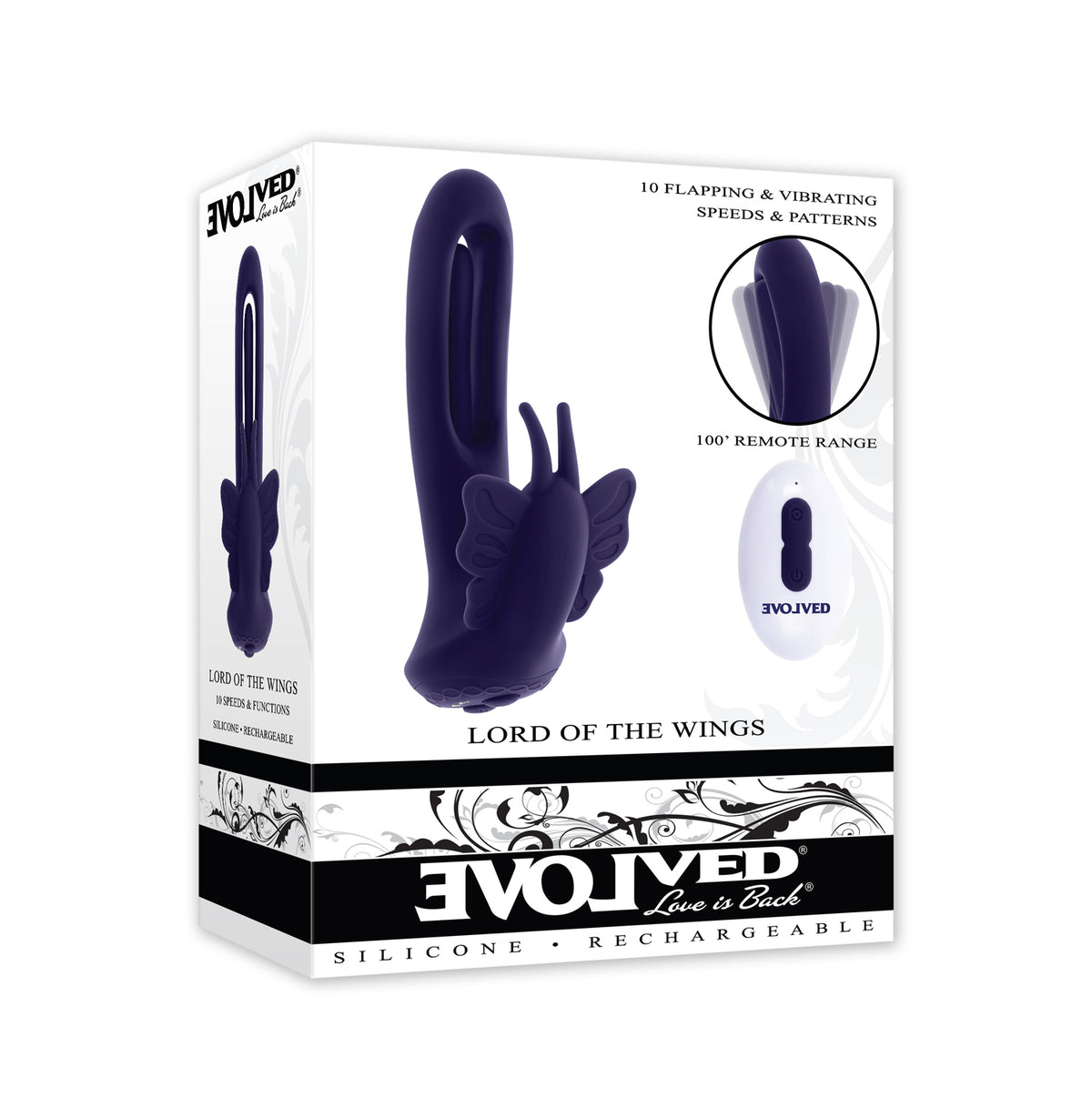 Lord of the Wings Purple Butterfly Vibrator – Playful Dual Pleasure Vibrator Purple > Sex Toys For Ladies > G-Spot Vibrators
