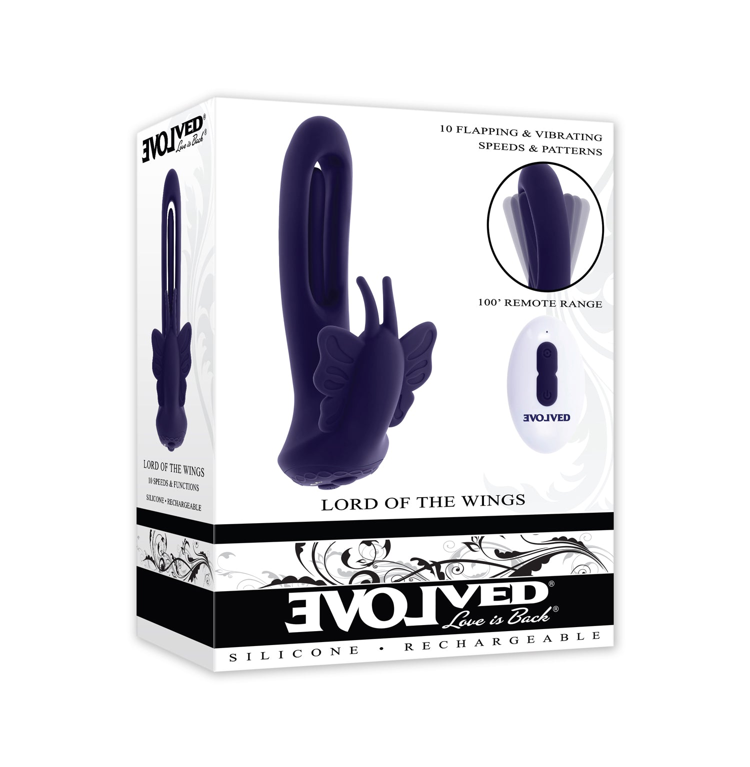 Lord of the Wings Purple Butterfly Vibrator – Playful Dual Pleasure Vibrator Purple > Sex Toys For Ladies > G-Spot Vibrators
