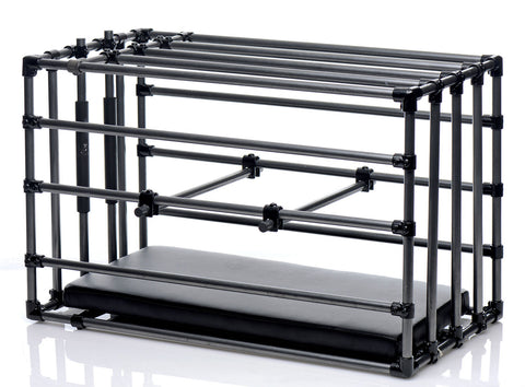 Kennel Adjustable Cage With Padded Board Black Sex Furniture