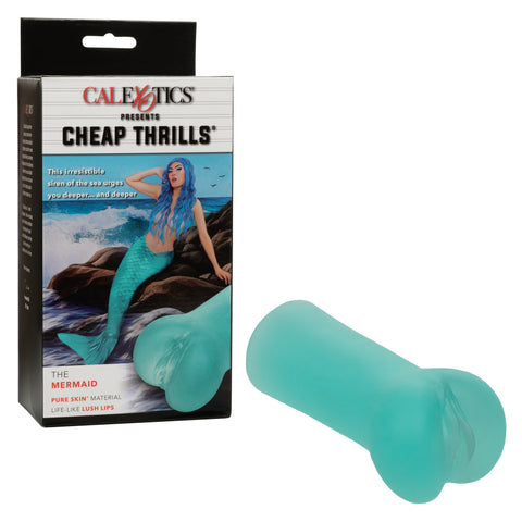 Cheap Thrills The Mermaid Masturbator in Teal Pure Skin Material with Life-Like Texture and Compact Design Strokers - Fantasy