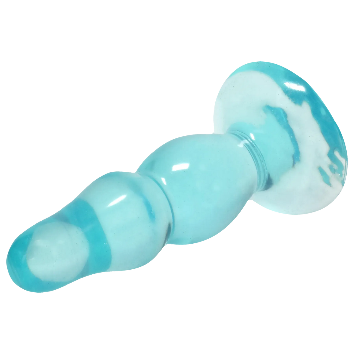 Novice Crystal Jellies 4 Inch Pop Plug > Anal Range > Butt Plugs