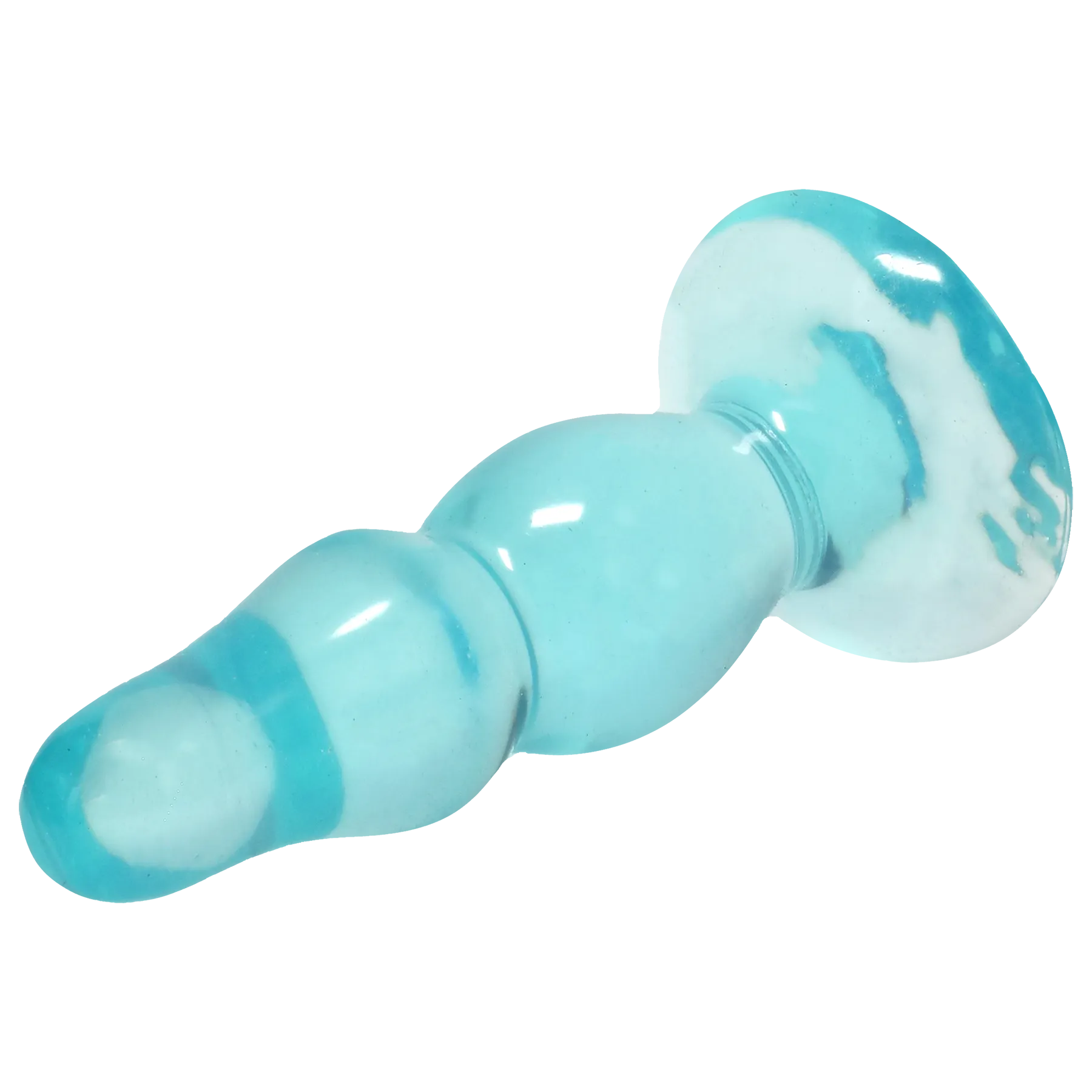 Novice Crystal Jellies 4 Inch Pop Plug > Anal Range > Butt Plugs