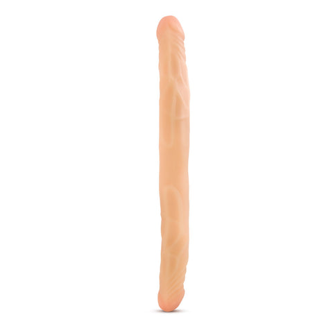B Yours 14 Inch Beige Double Dildo for Lesbian Couples Double Dongs