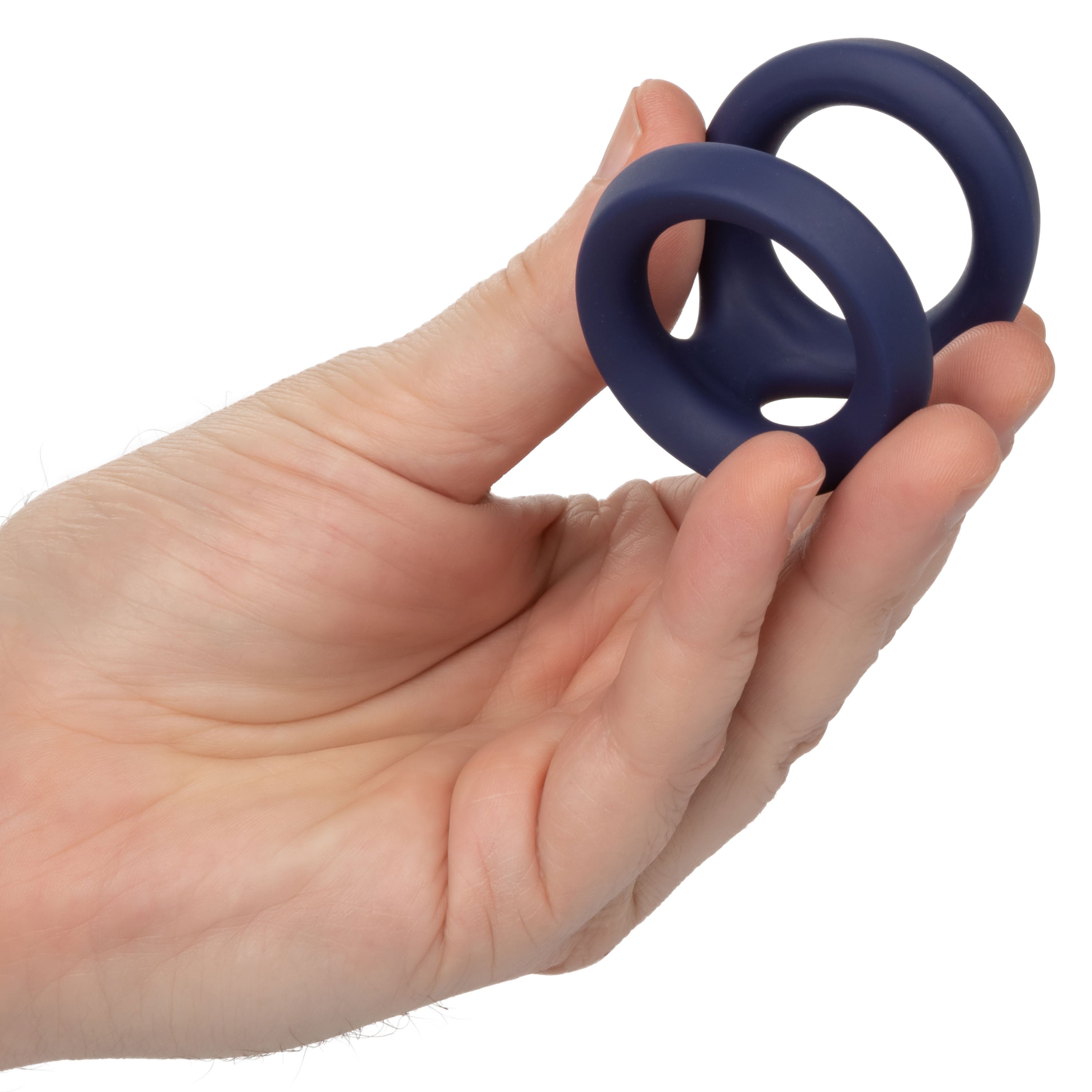 Viceroy Dual Silicone Cock Ring – Soft Stretchy Ultra-Plush Loops Male Ring > Cock Ring > Sling