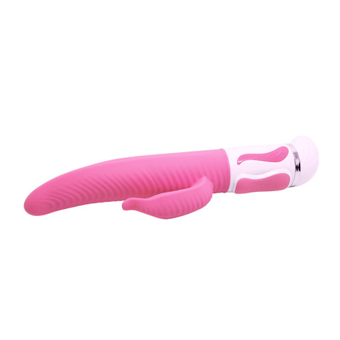 Pretty Love Antonie Twisting Rabbit Vibrator in Pink Silicone Vibrators
