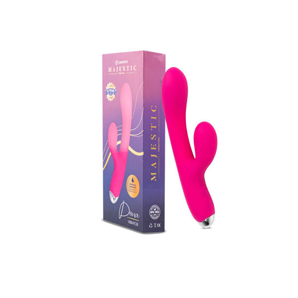 Dona Pink Vibrator with Dual Motors and Waterproof Design VIBRATORS-RABBIT