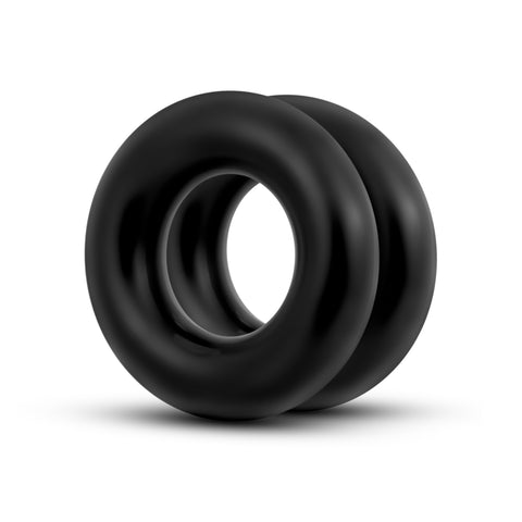 Stay Hard Donut Rings (Black) – Oversized Cock Ring > Cock Ring > Sets