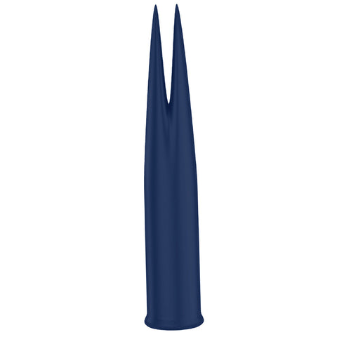 Tantalizing Touch Flexible Blue Massager with Silicone Details Vibrators