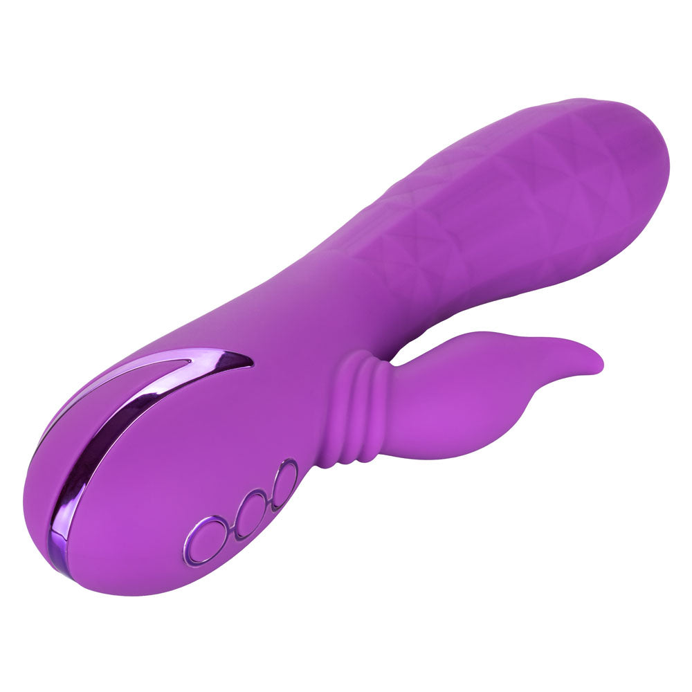 Rechargeable Valley Vamp Clitoral Vibrator With Rhythm VIBRATORS-RABBIT