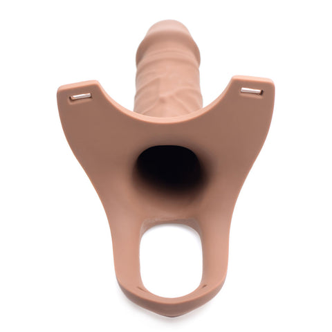 Size Matters Silicone Dildo Strap-On - 15.2 cm Hollow Strap-On STRAP-ONS