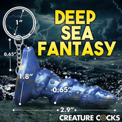 Lord Kraken Blue Tentacle Keychain for Adult Intimacy Accessories Gag Gifts & Novelties