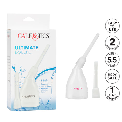 CalExotics Ultimate Anal Douche Bulb Hygiene Cleaner Kit Douches