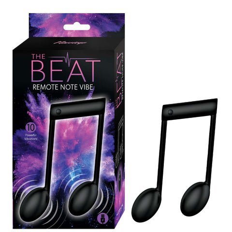 Nasstoys The Beat Remote Note Vibe Black Clitoral Vibrator Vibrators