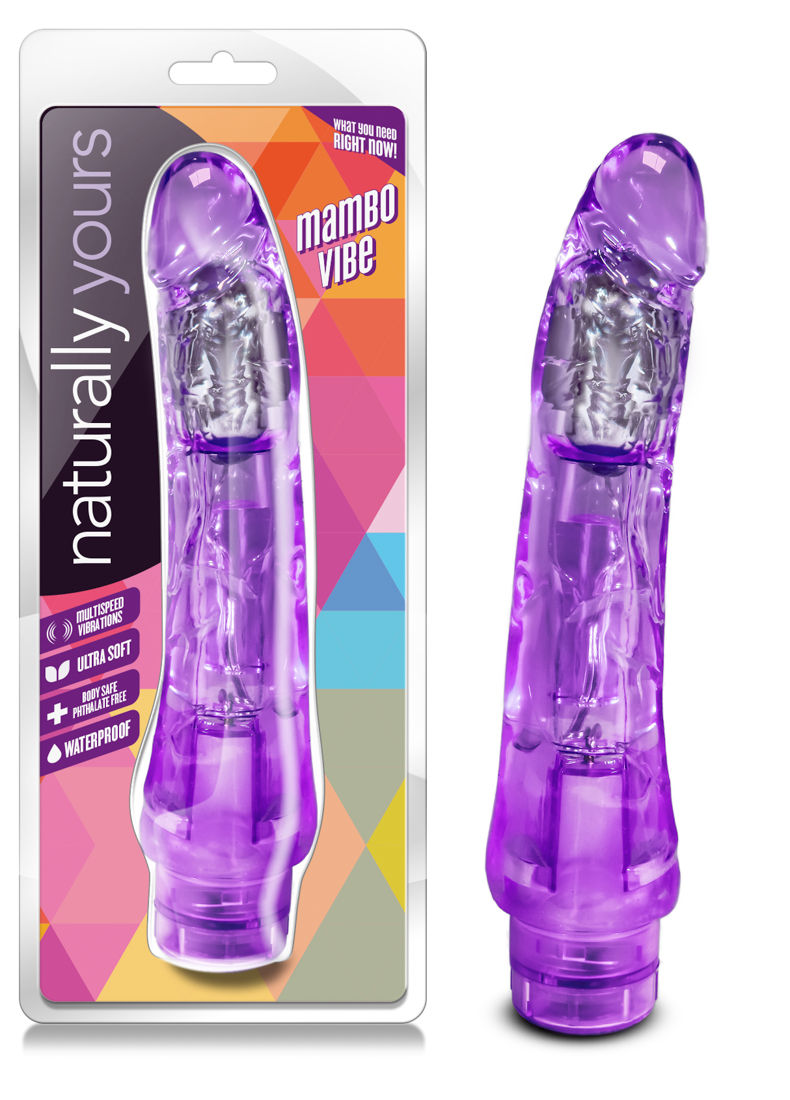 Naturally Yours Mambo Blue Bendable Soft Realistic Vibrator Vibrators