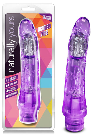Naturally Yours Mambo Blue Bendable Soft Realistic Vibrator Vibrators
